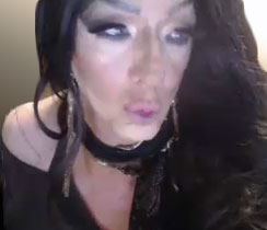 Pic of Beautiful Transgender Girl Modeling Kim K Smokey Eye