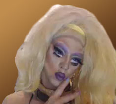 Pic of Beautiful Transgender Girl Modeling Max Bimbo Hair and Eye