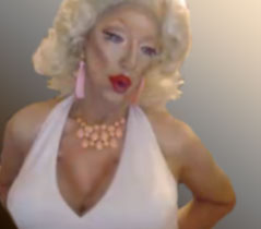 Pic of Beautiful Transgender Girl Modeling Marilyn Redux