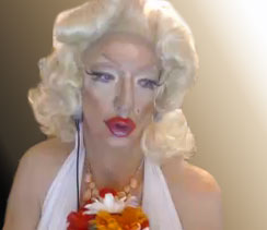 Pic of Beautiful Transgender Girl Modeling Marilyn Redux