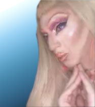 Pic of Beautiful Transgender Girl Modeling Bimbo Nails
