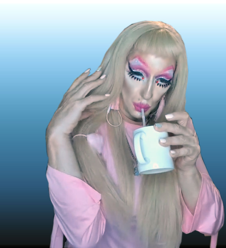 Pic of Beautiful Transgender Girl Modeling Pink Overload