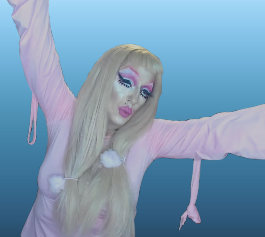 Pic of Beautiful Transgender Girl Modeling Pink Overload