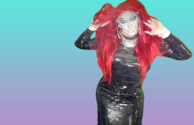 Pic of Beautiful Transgender Girl Modeling Happy New Year