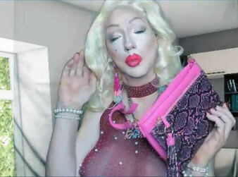 Pic of Beautiful Transgender Girl Modeling Amanda Lepore Look