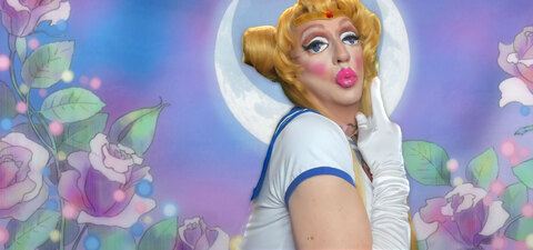 Pic of Beautiful Transgender Girl Modeling Sailor Moon