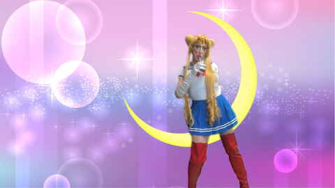 Pic of Beautiful Transgender Girl Modeling Sailor Moon