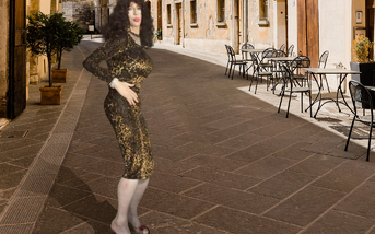 Pic of Beautiful Transgender Girl Modeling Pammy In Italy