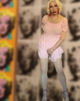Pic of Beautiful Transgender Girl Modeling At the Marilyn Museum