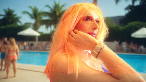 Pic of Beautiful Transgender Girl Modeling Pool Party