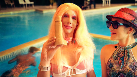 Pic of Beautiful Transgender Girl Modeling Pool Party