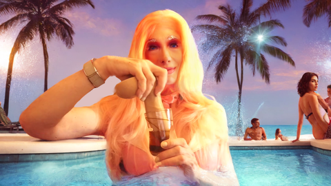 Pic of Beautiful Transgender Girl Modeling Pool Party