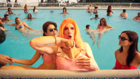 Pic of Beautiful Transgender Girl Modeling Pool Party