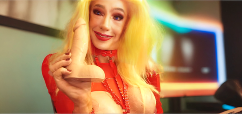 Pic of Beautiful Transgender Girl Modeling Gamer Girl