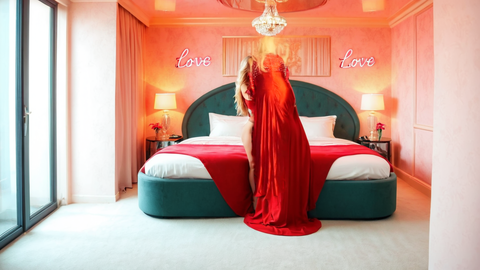 Pic of Beautiful Transgender Girl Modeling Love Hotel
