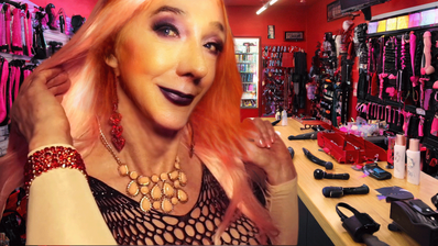 Pic of Beautiful Transgender Girl Modeling Pammy Sexshop Tour
