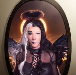 Pic of Beautiful Transgender Girl Modeling Fallen Angel