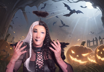 Pic of Beautiful Transgender Girl Modeling Fallen Angel