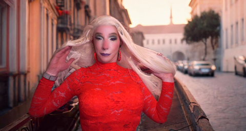 Pic of Beautiful Transgender Girl Modeling Valentine's Day