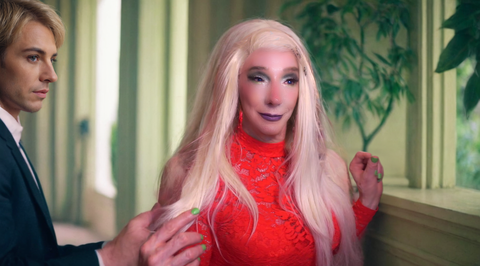 Pic of Beautiful Transgender Girl Modeling Valentine's Day