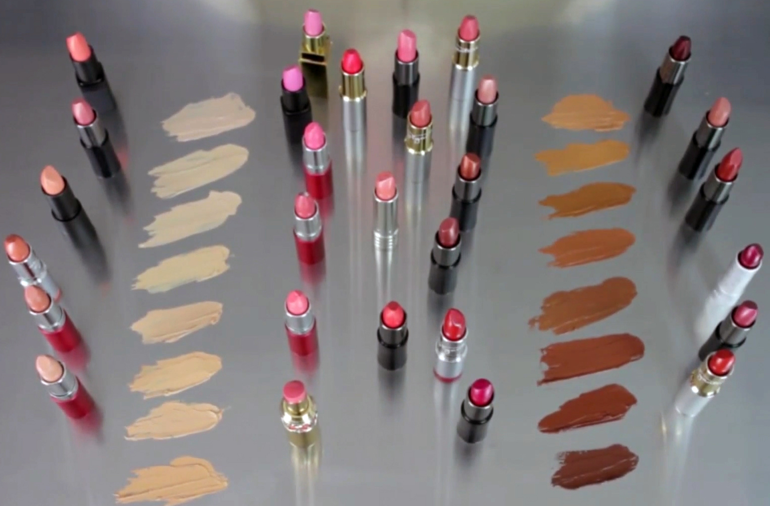 Lipsticks and skin tones