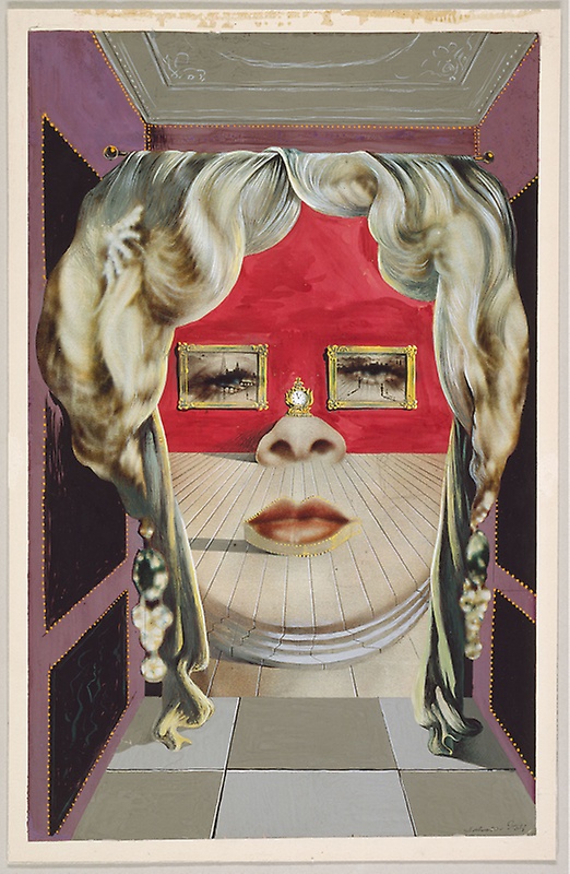Dali painting, 'Mae West's Face'