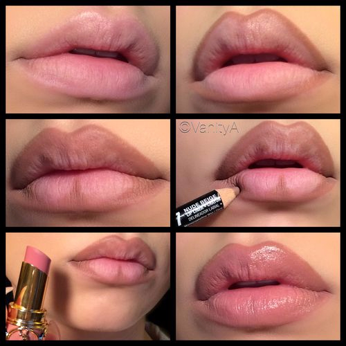 Multiple lip looks.